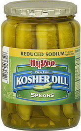 Kosher Dill Reduced Sodium Spears, Kosher Dill