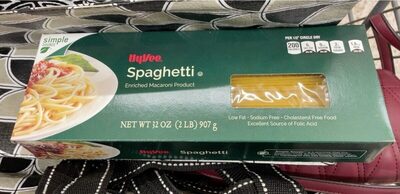 Enriched Macaroni Product, Spaghetti
