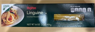 Enriched Macaroni Product, Linguine