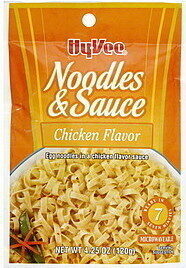 Chicken Fettuccine Pasta In A Chicken Flavored Sauce, Chicken