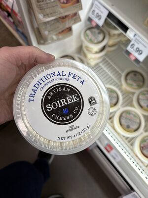 Traditional Feta Crumbled Cheese, Traditional Feta