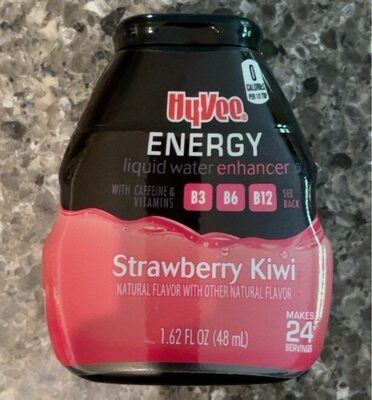 Strawberry Kiwi Energy Liquid Water Enhancer, Strawberry Kiwi