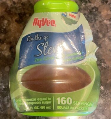 On The Go Stevia Zero Calorie Liquid Sweetener