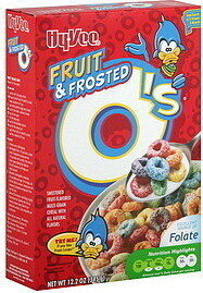Fruit & Frosted O's, Sweetened Multi-Grain Cereal With Natural Fruit Flavors, Fruit