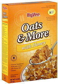Oats & More With Honey Sweetened Corn & Whole Wheat Flakes Cereal, Oats & More With Honey