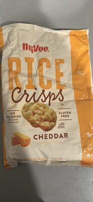 Cheddar Rice Crisps, Cheddar