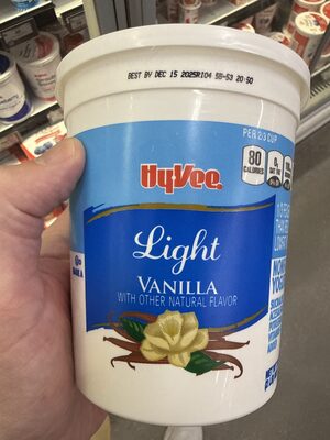 Vanilla Light Nonfat Yogurt, Vanilla