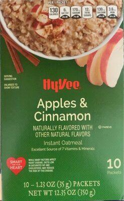 Apples & Cinnamon Instant Oatmeal, Apples & Cinnamon