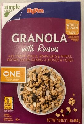 Granola With Raisins, Raisins
