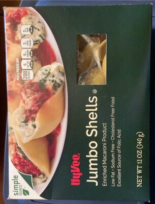 Enriched Macaroni Product, Jumbo Shells