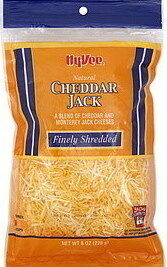 Cheddar Jack A Blend Of Cheddar And Monterey Jack Finely Shredded Cheeses, Cheddar Jack
