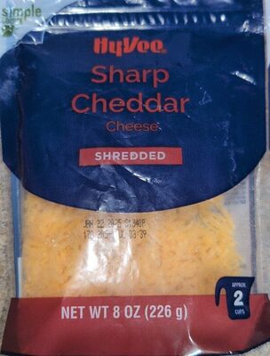 Sharp Cheddar Shredded Cheese, Sharp Cheddar