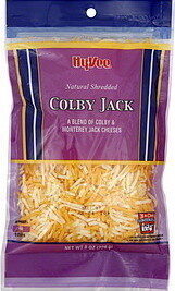 Colby Jack A Blend Of Colby And Monterey Jack Shredded Cheeses, Colby Jack