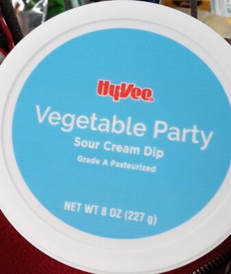 Vegetable Party Sour Cream Dip, Vegetable Party