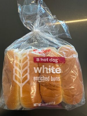 White Hot Dog Buns, White