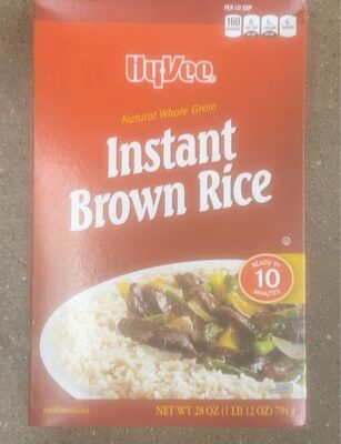 Natural Whole Grain Instant Brown Rice, Whole Grain