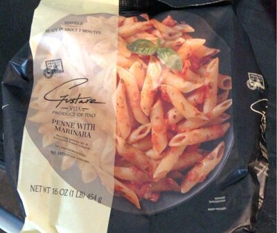 Penne With Marinara Penne Pasta In A Tomato Basil Sauce, Marinara