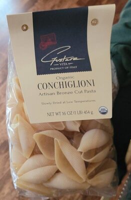 Organic Artisan Bronze Cut Pasta, Conchiglioni