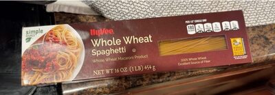 Whole Wheat Macaroni Product, Spaghetti