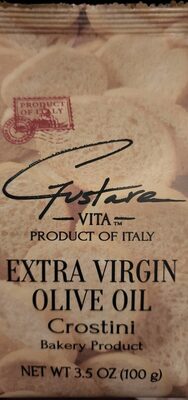 Extra Virgin Olive Oil Crostini Bakery Product
