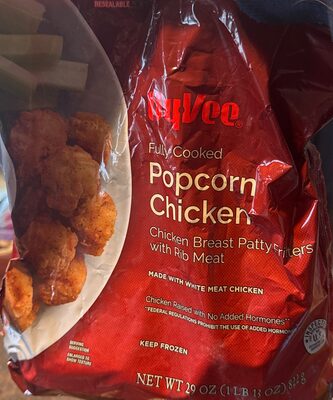 Popcorn Chicken Fully Cooked Chicken Breast Patty Fritters With Rib Meat, Popcorn Chicken