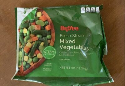 Fresh Steam Mixed Vegetables Carrots, Corn, Peas, Green Beans & Lima Beans