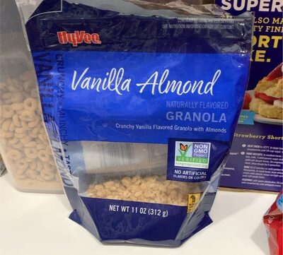Crunchy Vanilla Flavored Granola With Almonds, Vanilla Almond
