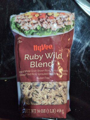 Ruby Wild Blend A Blend Of Whole Grain Brown Rice, Sprouted Brown Rice, Colusari Red Rice, Sprouted Red Rice & Wild Rice, Ruby Wild Blend