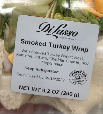 Smoked Turkey Wrap, Smoked Turkey