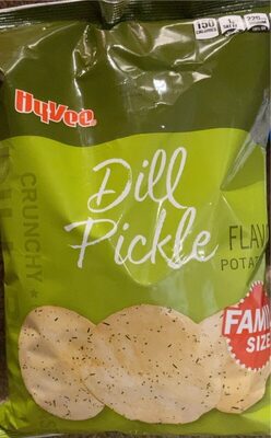 Dill Pickle Flavored Potato Chips, Dill Pickle