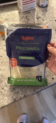 Mozzarella Low-Moisture Whole Milk Shredded Cheese, Mozzarella
