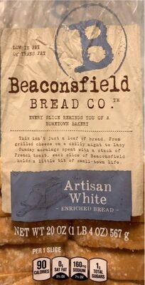 Artisan White Enriched Bread, Artisan White