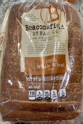 100% Whole Wheat Bread, Whole Wheat