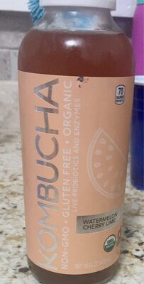 Watermelon Cherry Lime Kombucha, Watermelon Cherry Lime