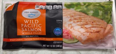 Wild Caught Wild Pacific Salmon Whole Fillet