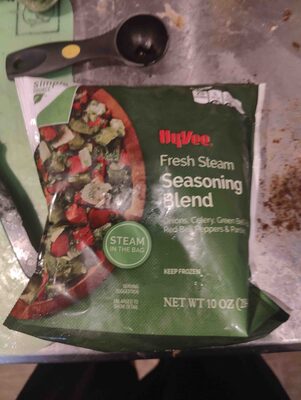 Onions, Celery, Green Bell Peppers, Red Bell Peppers & Parsley Seasoning Blend, Onions, Celery, Green Bell Peppers, Red Bell Peppers & Parsley