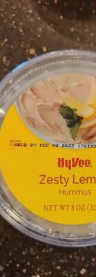Zesty Lemon Hummus, Zesty Lemon