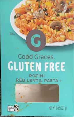 Gluten Free Pasta, Red Lentil Rotini
