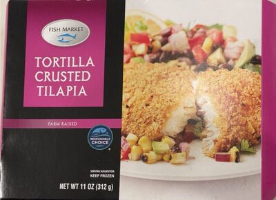 Tortilla Crusted Tilapia, Tortilla Crusted