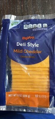 Mild Cheddar Deli Style Cheese Slices, Mild Cheddar