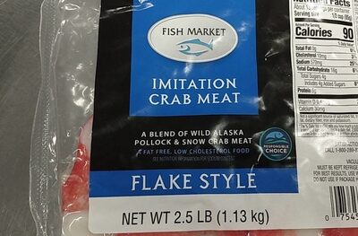 Flake Style Imitation Crab Meat, Flake Style