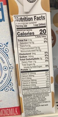 Unsweetened Plant-Based Oat Beverage, Unsweetened