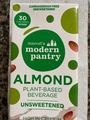 Almond Unsweetened Plant-Based Beverage, Almond Unsweetened