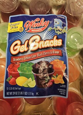 Sugar Free Jilly's Gelatin, Strawberry / Lemon Lime / Orange/ Black Cherry