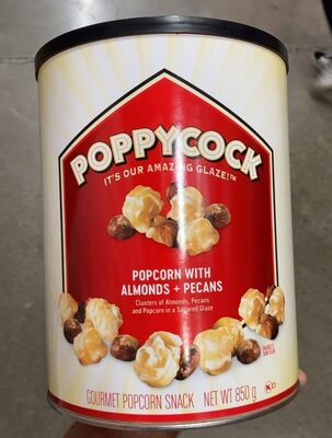 Almonds And Pecans Gourmet Popcorn Snack, Almonds And Pecans