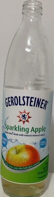 Apple Juice Drink With Natural Mineral Water, Sparkling Apple