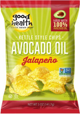 Jalapeno Avocado Oil Kettle Style Chips, Jalapeno Avocado Oil