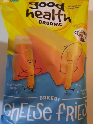 Organic Baked Cheddar Flavored  Cheese Fries, Cheddar