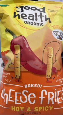 Organic Baked Hot & Spicy Flavored Cheese Fries, Hot & Spicy