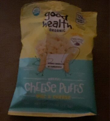 Good Health Organic Valley Mac & Cheese Puff 0.75 Oz Pack 6 Ct, Cheese